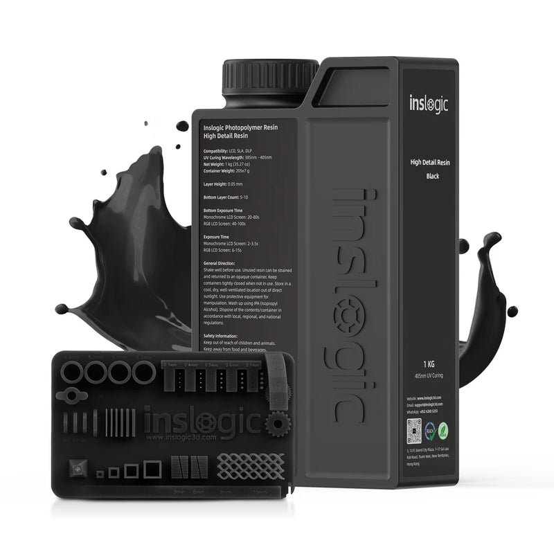 Resina High Detail Inslogic - Black / 1.0 Kg