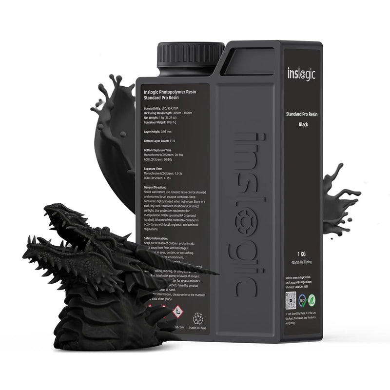 Resina Standard Pro Inslogic - Black / 1.0 Kg