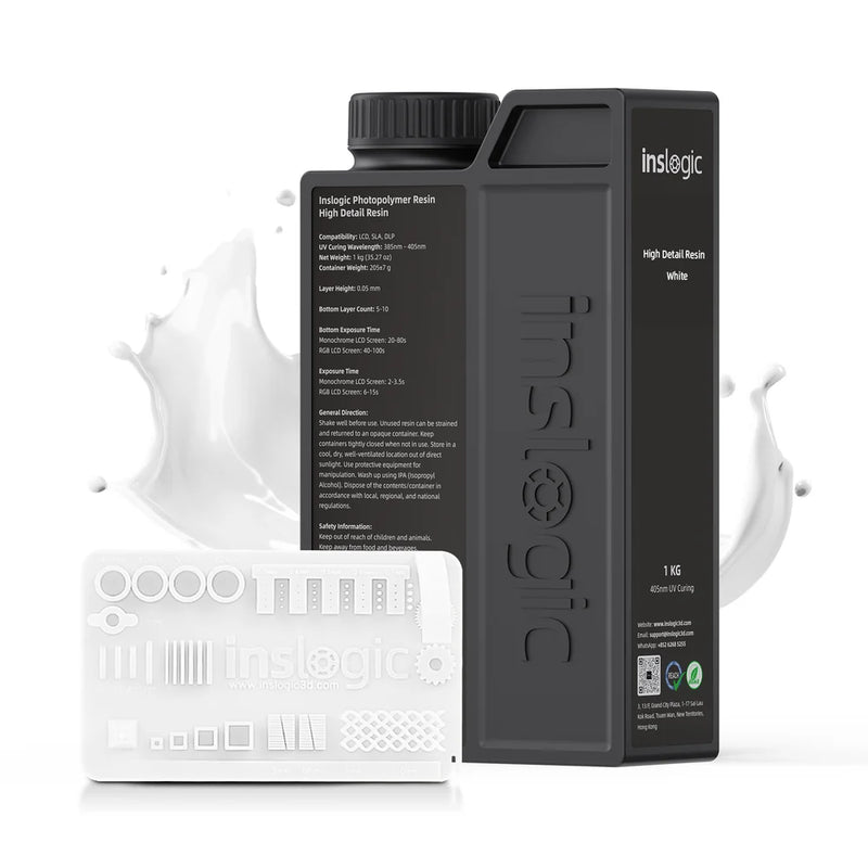 Resina High Detail Inslogic - White / 1.0 Kg
