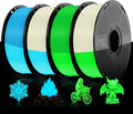 Bundle bobine filamento PLA Glow in The Dark Inslogic 1.75mm