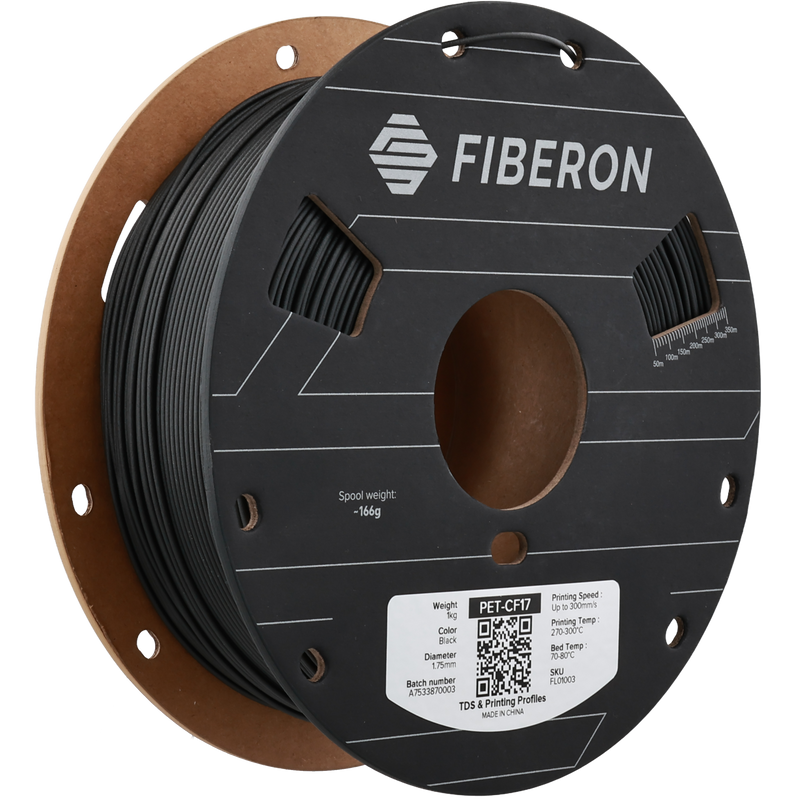 Fiberon PET-CF17 - 1kg / Black