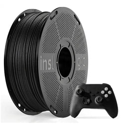 Bobina filamento PETG-CF10 Inslogic 1.75mm nero fibra di carbonio 10%