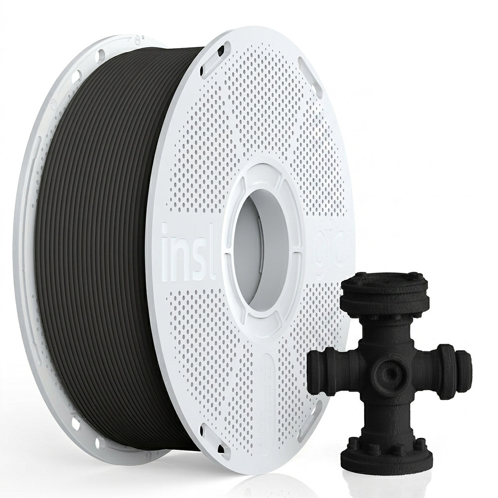 Bobina filamento Nylon PA6/66 Inslogic 1.75mm nero