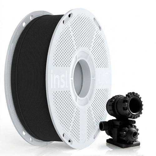 Bobina filamento PA6-CF Inslogic 1.75mm nero 20% fibra di carbonio