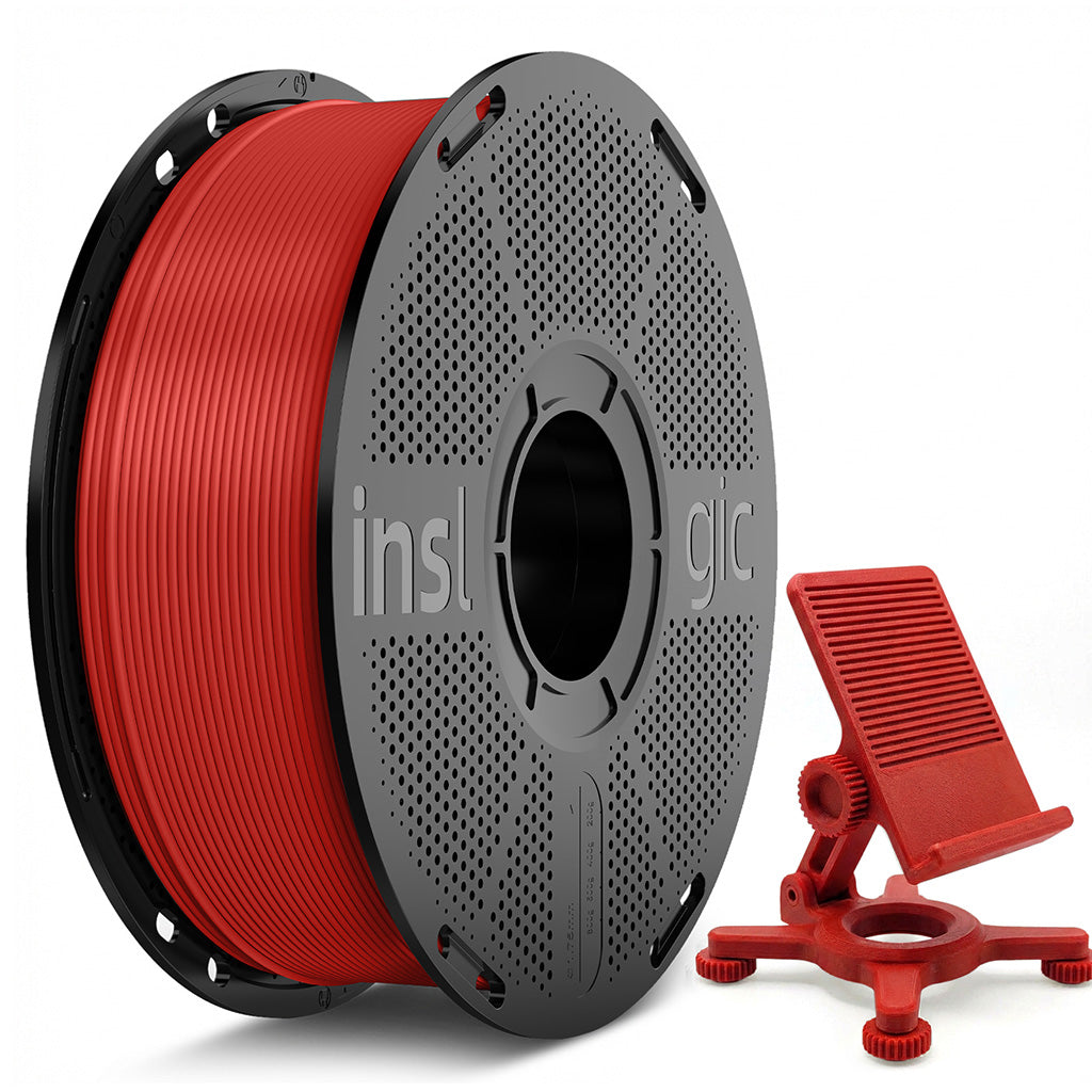 Bobina filamento PETG PRO Inslogic 1.75mm 1kg rosso