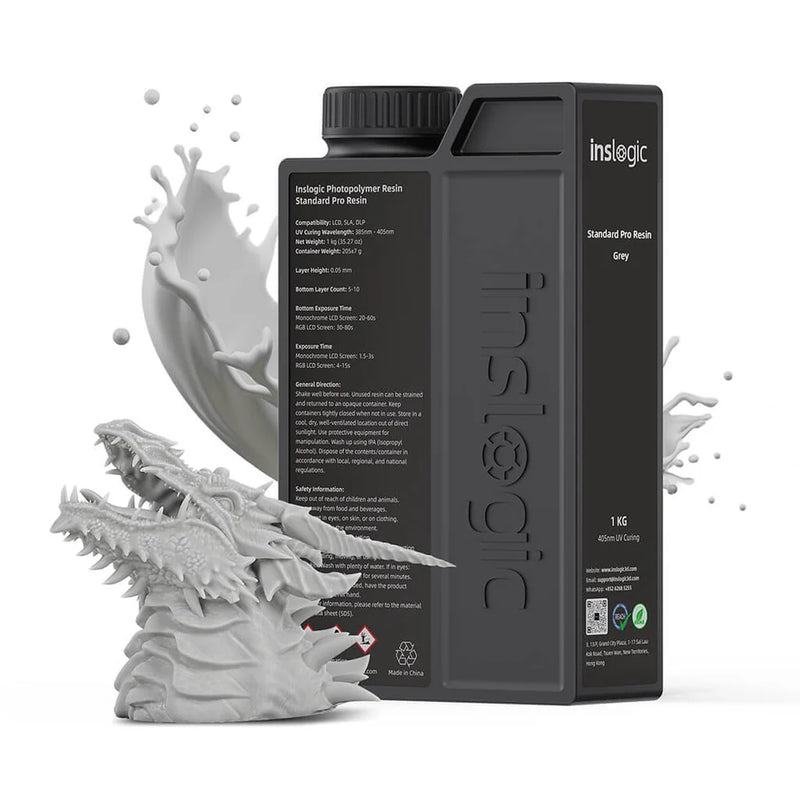 Resina Standard Pro Inslogic - Grey / 1.0 Kg