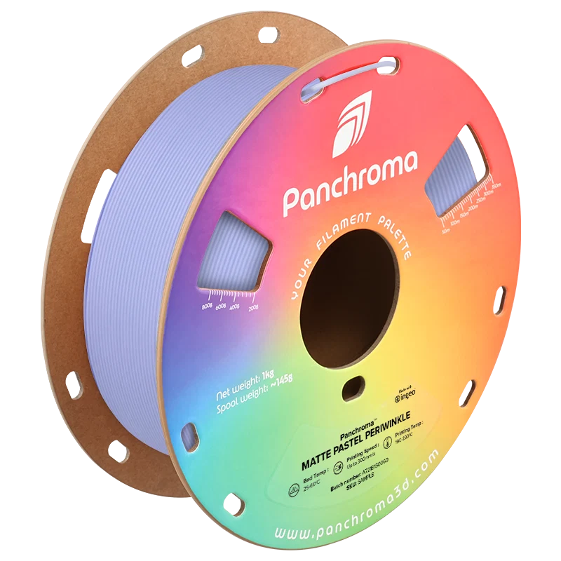 Panchroma Matte PLA (Formerly PolyTerra PLA) - Pastel Periwinkle / 1.0 Kg