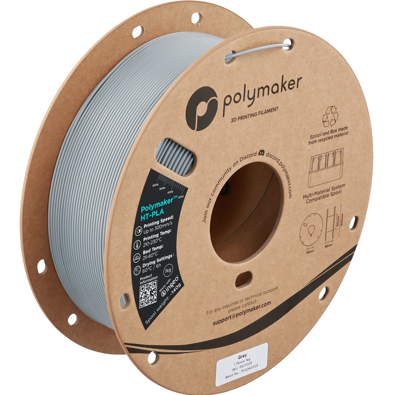 Polymaker HT-PLA - 1kg / Grey #8C9099