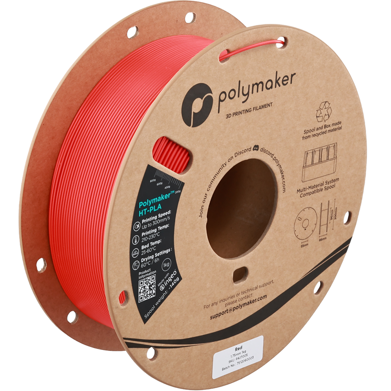 Polymaker HT-PLA - 1kg / Red #E72F1D
