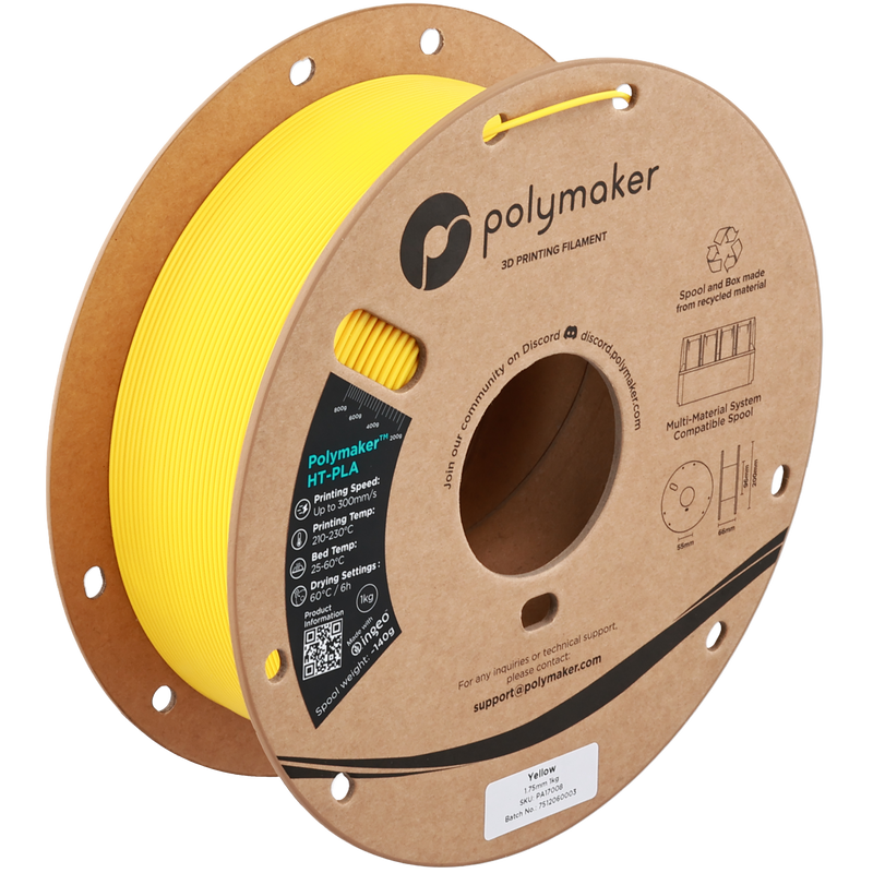 Polymaker HT-PLA - 1kg / Yellow #F3B400