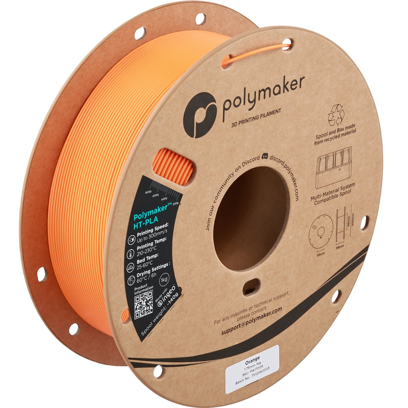 Polymaker HT-PLA - 1kg / Orange #F67405