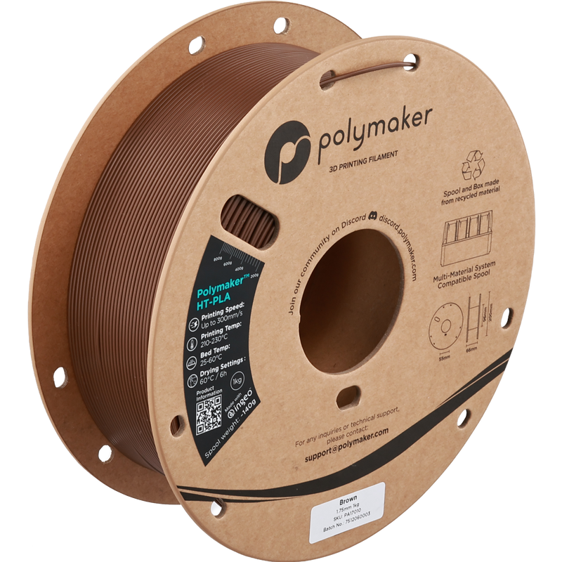 Polymaker HT-PLA - 1kg / Brown #65493C