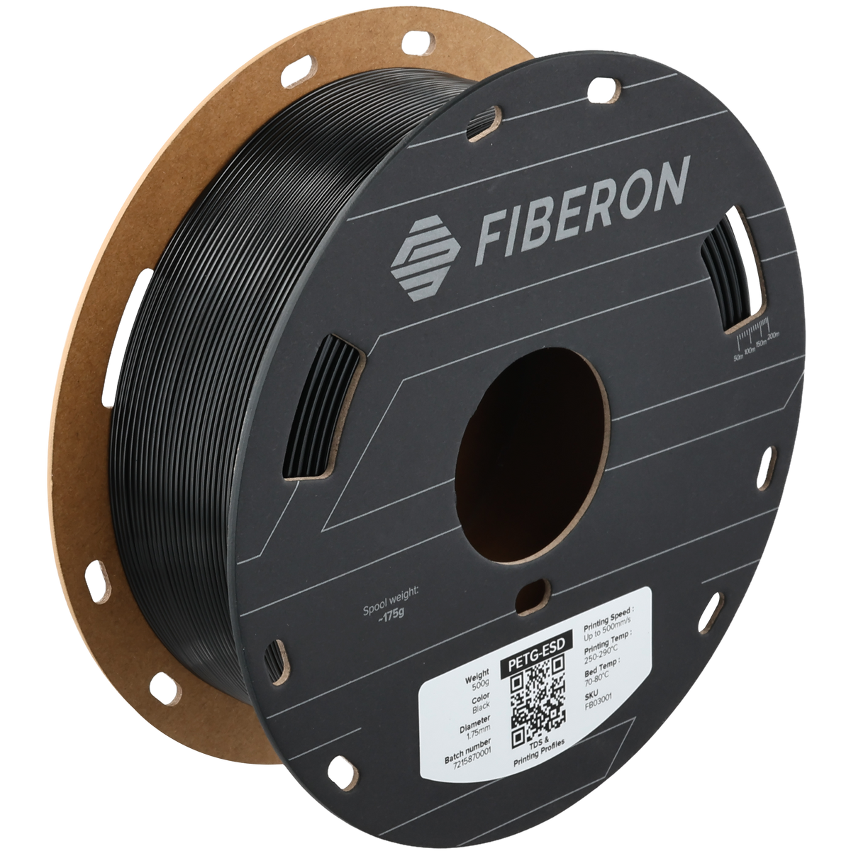 Bobina filamento Fiberon PETG-ESD Polymaker 1.75mm antistatico