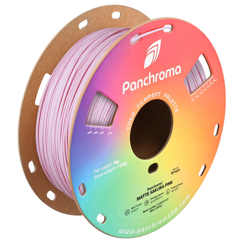 Panchroma Matte PLA (Formerly PolyTerra PLA) - Sakura Pink / 1.0 Kg