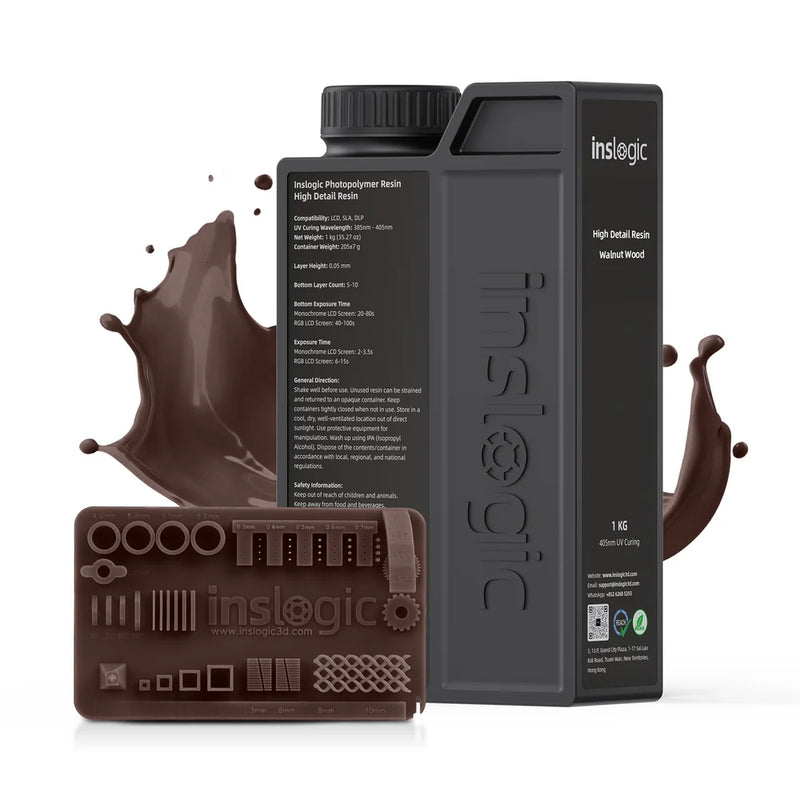 Resina High Detail Inslogic - Walnut / 1.0 Kg
