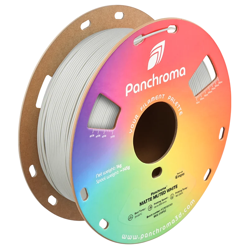 Panchroma Matte PLA (Formerly PolyTerra PLA) - Charcoal Black / 1.0 Kg