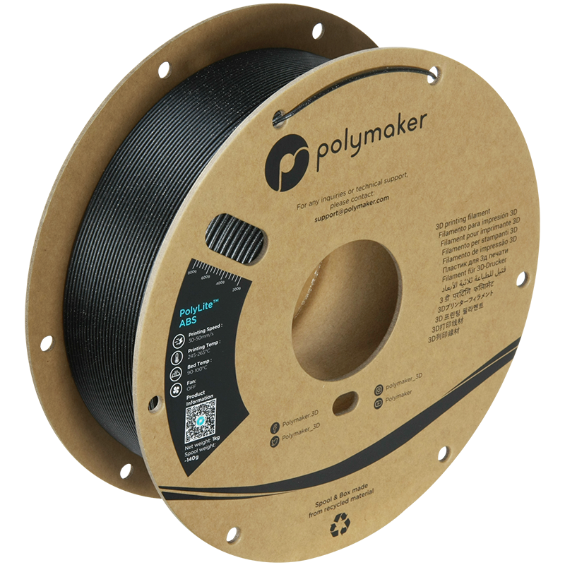 Polymaker Galaxy ABS (Formerly PolyLite Galaxy ABS) - 1kg / Black
